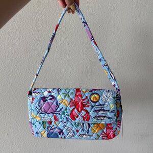 NWT Vera Bradley Flap Shoulder Bag Seafood Boil SOLD OUT HTF